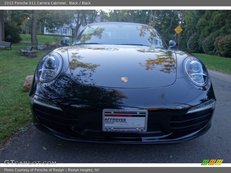 Black / Black 2013 Porsche 911 Carrera Cabriolet