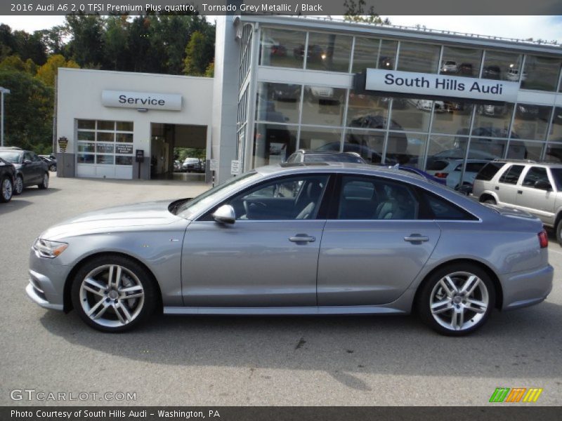 Tornado Grey Metallic / Black 2016 Audi A6 2.0 TFSI Premium Plus quattro