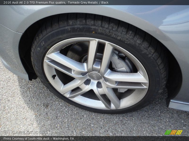 Tornado Grey Metallic / Black 2016 Audi A6 2.0 TFSI Premium Plus quattro