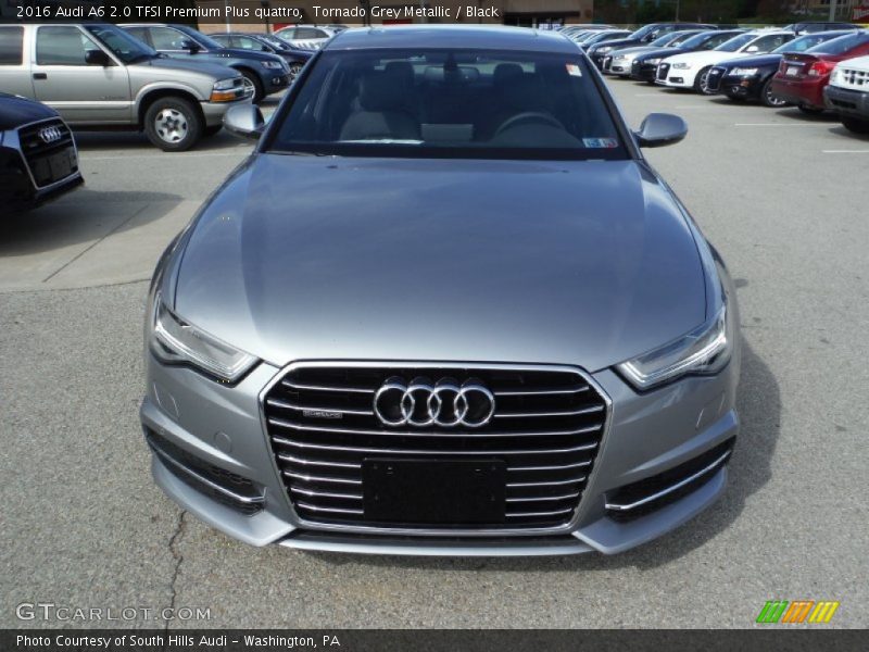 Tornado Grey Metallic / Black 2016 Audi A6 2.0 TFSI Premium Plus quattro