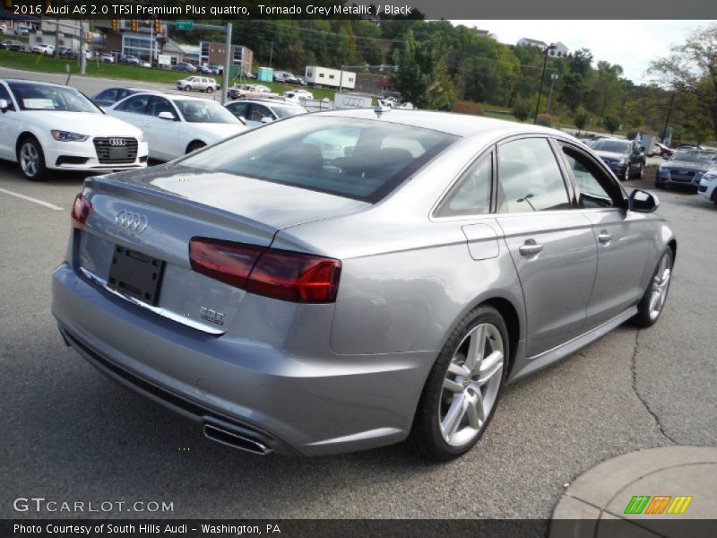 Tornado Grey Metallic / Black 2016 Audi A6 2.0 TFSI Premium Plus quattro