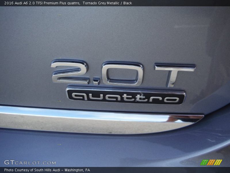 Tornado Grey Metallic / Black 2016 Audi A6 2.0 TFSI Premium Plus quattro