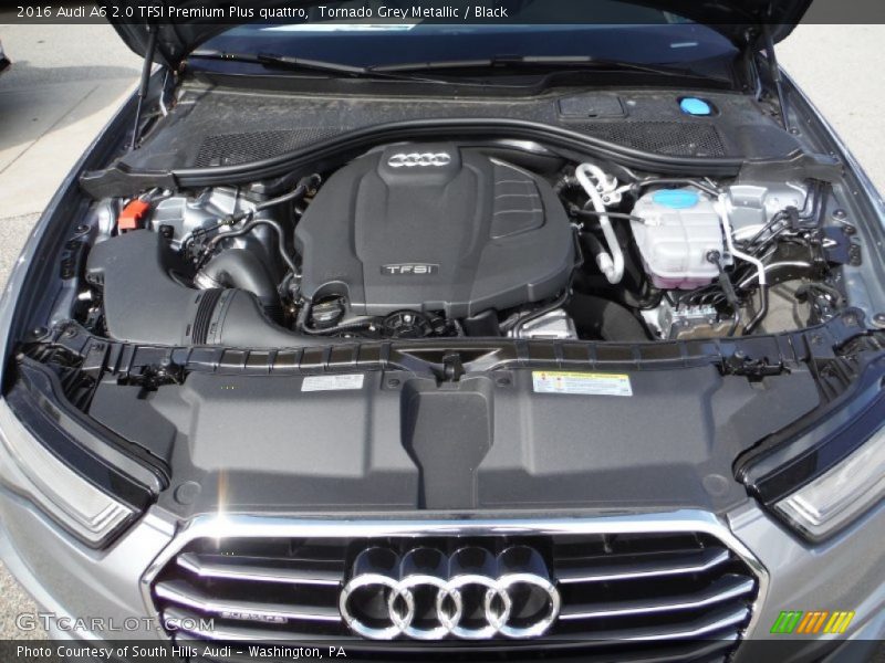 Tornado Grey Metallic / Black 2016 Audi A6 2.0 TFSI Premium Plus quattro