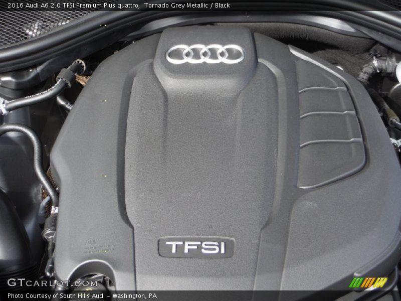 Tornado Grey Metallic / Black 2016 Audi A6 2.0 TFSI Premium Plus quattro