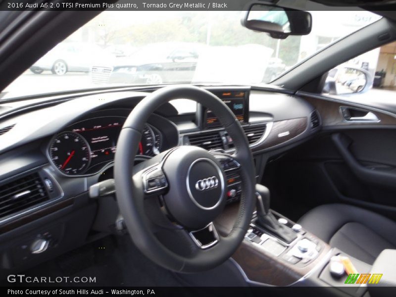 Tornado Grey Metallic / Black 2016 Audi A6 2.0 TFSI Premium Plus quattro