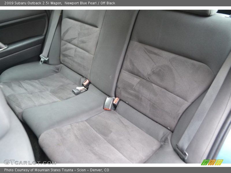 Newport Blue Pearl / Off Black 2009 Subaru Outback 2.5i Wagon