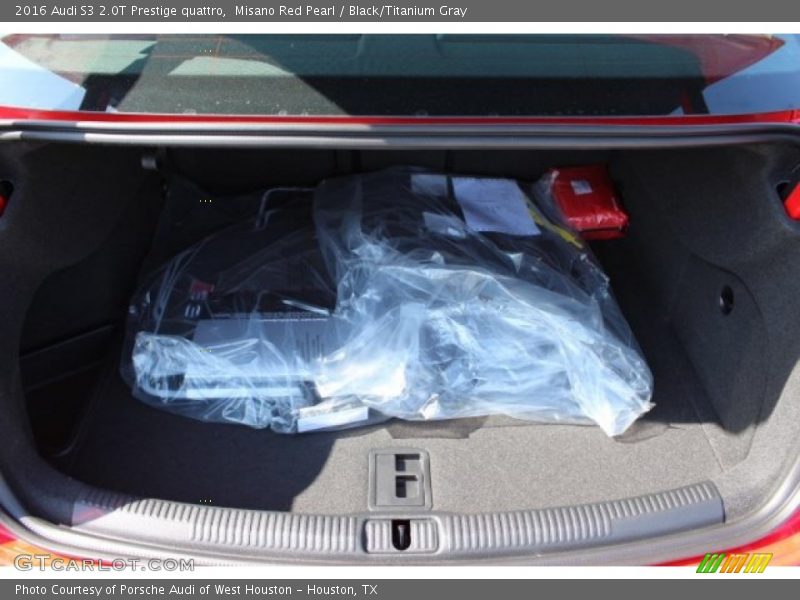 Misano Red Pearl / Black/Titanium Gray 2016 Audi S3 2.0T Prestige quattro