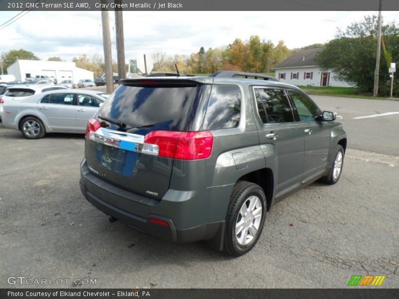 Gray Green Metallic / Jet Black 2012 GMC Terrain SLE AWD