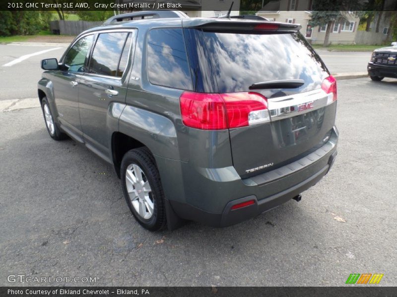 Gray Green Metallic / Jet Black 2012 GMC Terrain SLE AWD