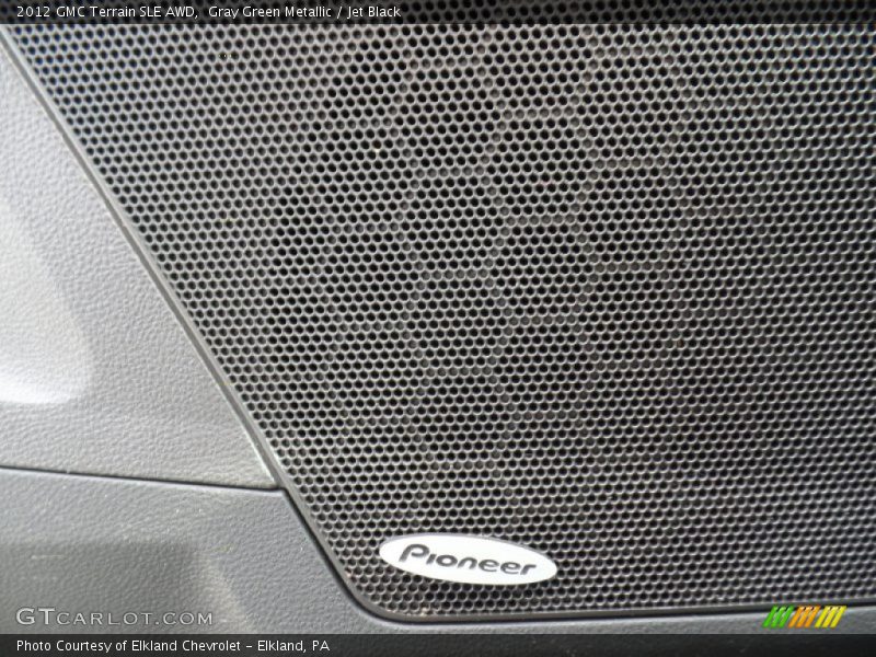 Gray Green Metallic / Jet Black 2012 GMC Terrain SLE AWD