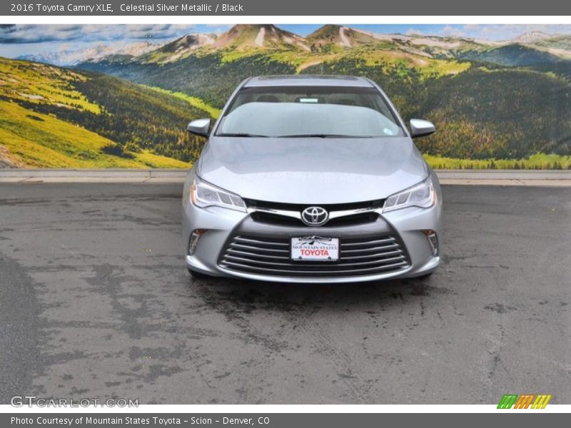 Celestial Silver Metallic / Black 2016 Toyota Camry XLE