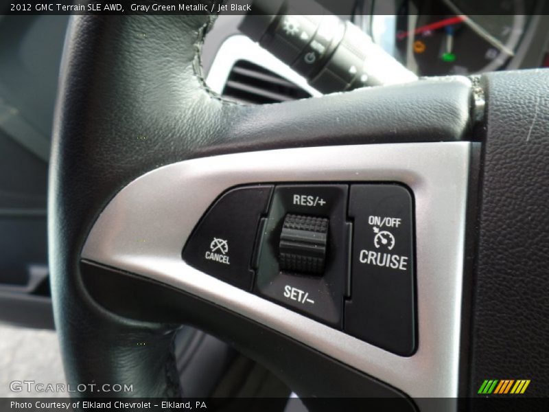 Gray Green Metallic / Jet Black 2012 GMC Terrain SLE AWD