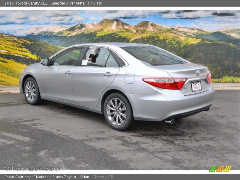 Celestial Silver Metallic / Black 2016 Toyota Camry XLE