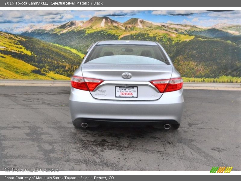 Celestial Silver Metallic / Black 2016 Toyota Camry XLE