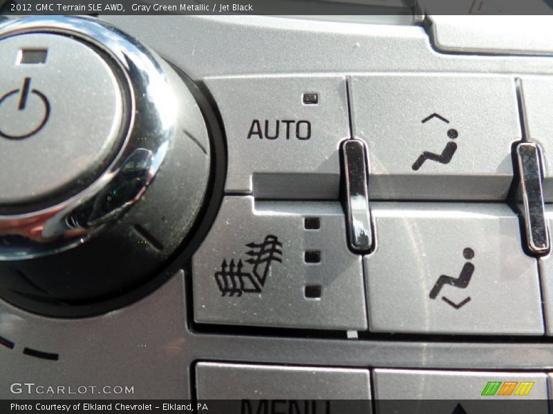 Gray Green Metallic / Jet Black 2012 GMC Terrain SLE AWD