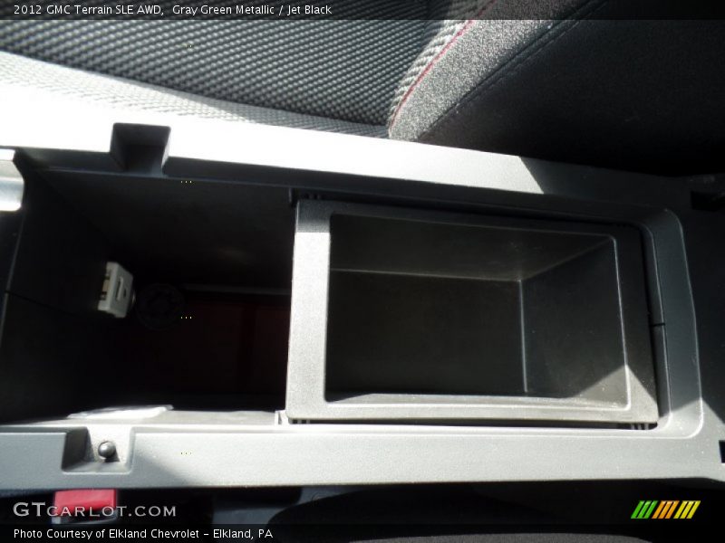 Gray Green Metallic / Jet Black 2012 GMC Terrain SLE AWD