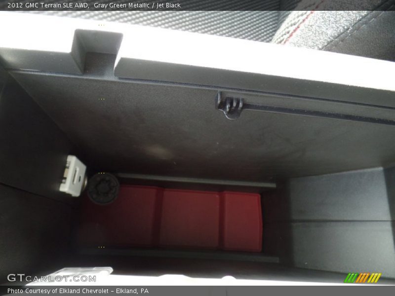 Gray Green Metallic / Jet Black 2012 GMC Terrain SLE AWD