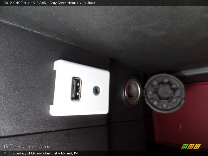 Gray Green Metallic / Jet Black 2012 GMC Terrain SLE AWD