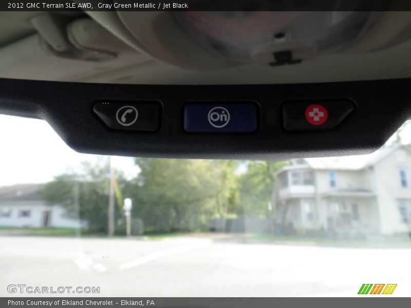 Gray Green Metallic / Jet Black 2012 GMC Terrain SLE AWD