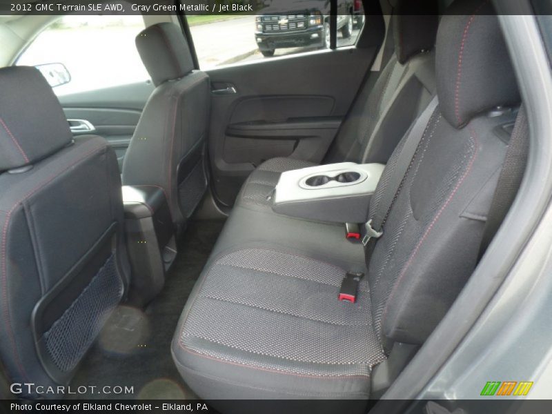 Gray Green Metallic / Jet Black 2012 GMC Terrain SLE AWD