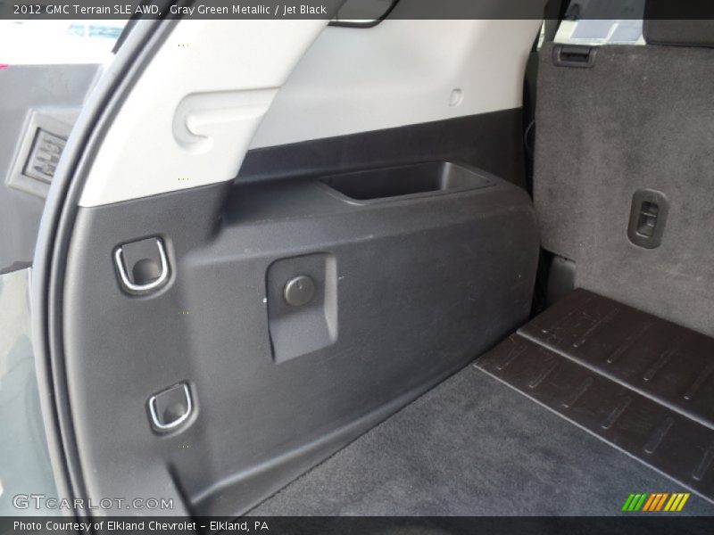 Gray Green Metallic / Jet Black 2012 GMC Terrain SLE AWD