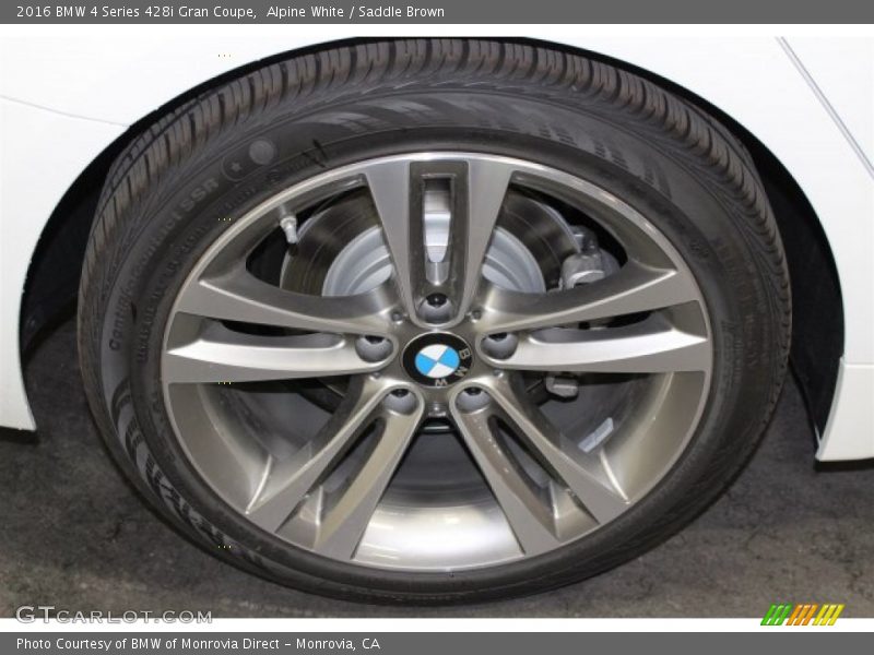 Alpine White / Saddle Brown 2016 BMW 4 Series 428i Gran Coupe