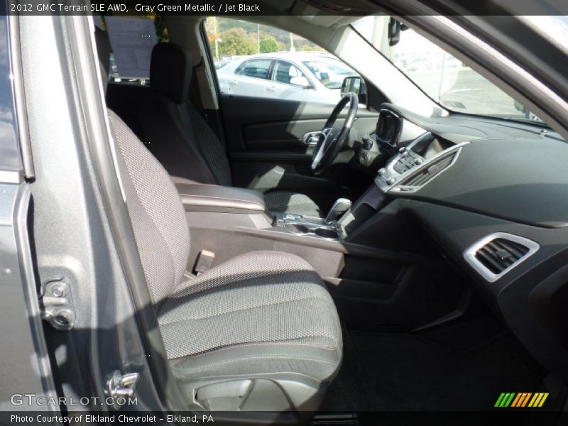 Gray Green Metallic / Jet Black 2012 GMC Terrain SLE AWD