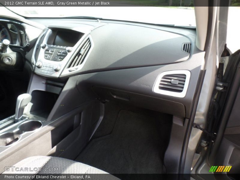 Gray Green Metallic / Jet Black 2012 GMC Terrain SLE AWD
