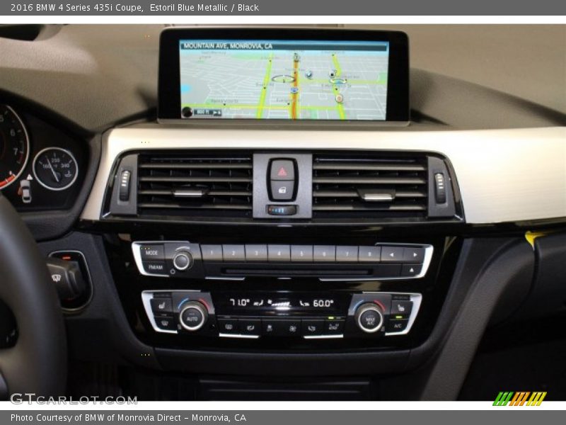 Estoril Blue Metallic / Black 2016 BMW 4 Series 435i Coupe