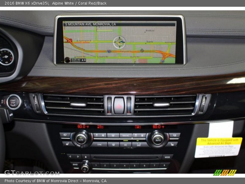 Controls of 2016 X6 xDrive35i