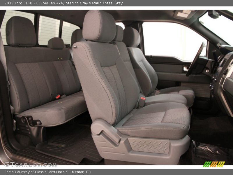 Sterling Gray Metallic / Steel Gray 2013 Ford F150 XL SuperCab 4x4