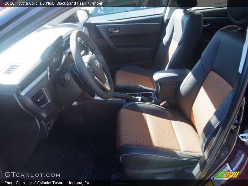  2016 Corolla S Plus Amber Interior