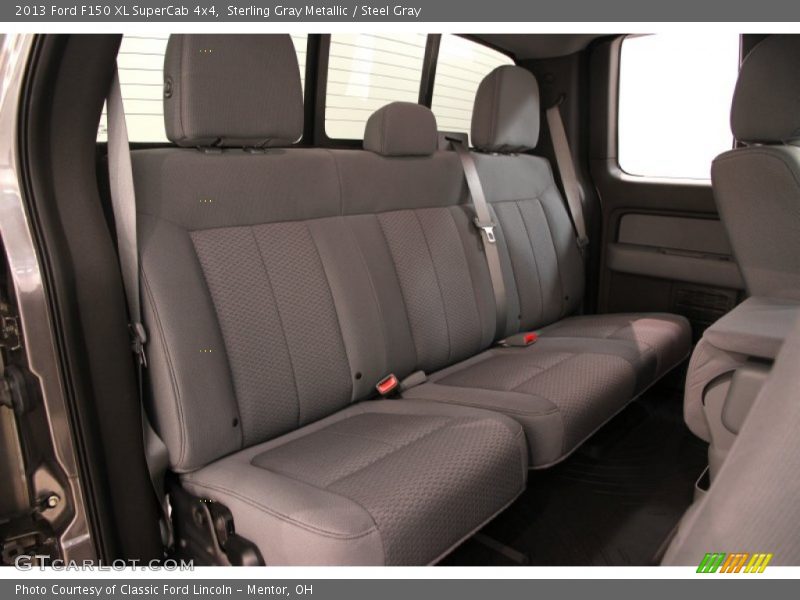 Sterling Gray Metallic / Steel Gray 2013 Ford F150 XL SuperCab 4x4