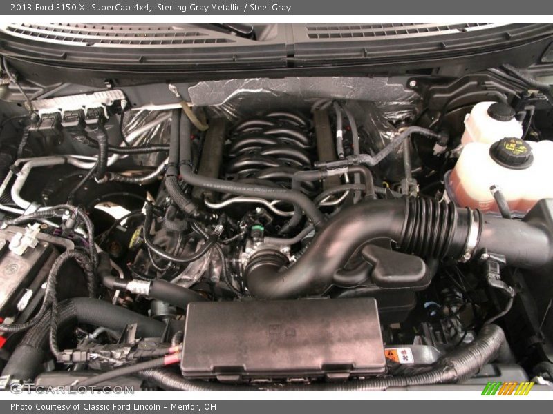 Sterling Gray Metallic / Steel Gray 2013 Ford F150 XL SuperCab 4x4
