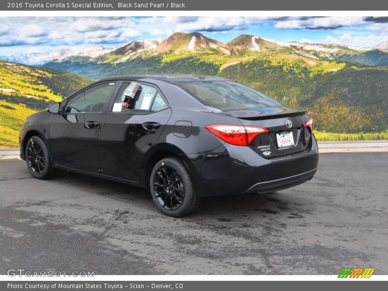  2016 Corolla S Special Edition Black Sand Pearl