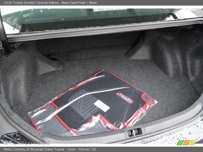 Black Sand Pearl / Black 2016 Toyota Corolla S Special Edition