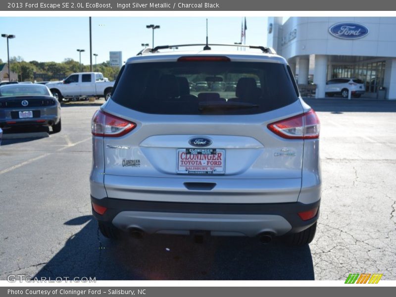 Ingot Silver Metallic / Charcoal Black 2013 Ford Escape SE 2.0L EcoBoost