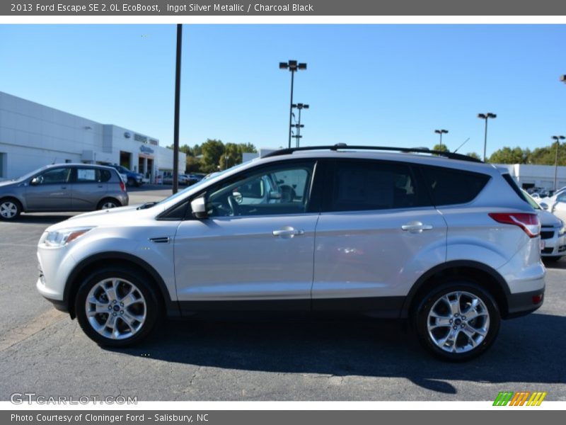Ingot Silver Metallic / Charcoal Black 2013 Ford Escape SE 2.0L EcoBoost