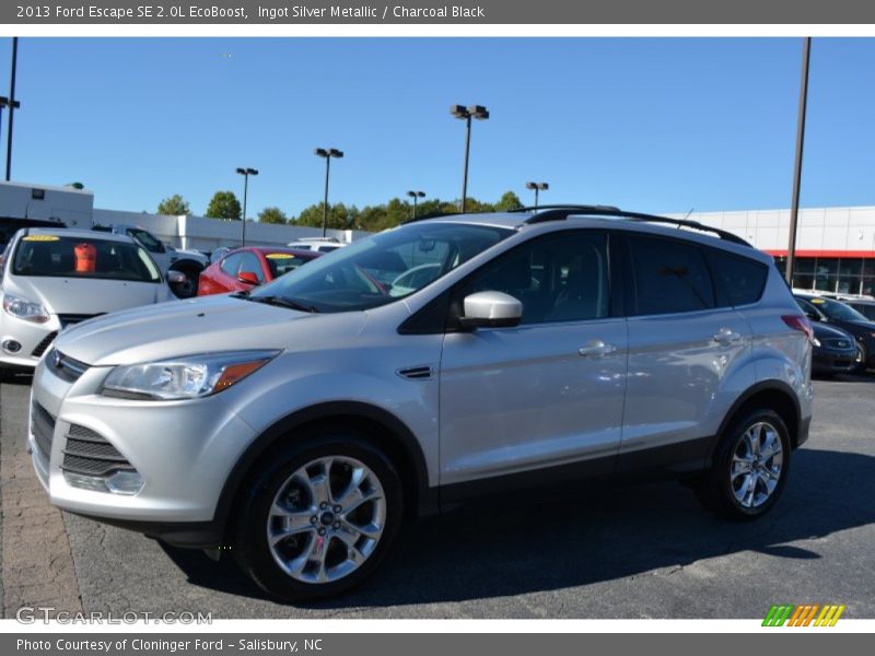 Ingot Silver Metallic / Charcoal Black 2013 Ford Escape SE 2.0L EcoBoost