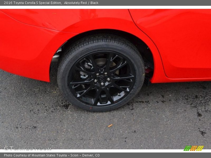 Absolutely Red / Black 2016 Toyota Corolla S Special Edition