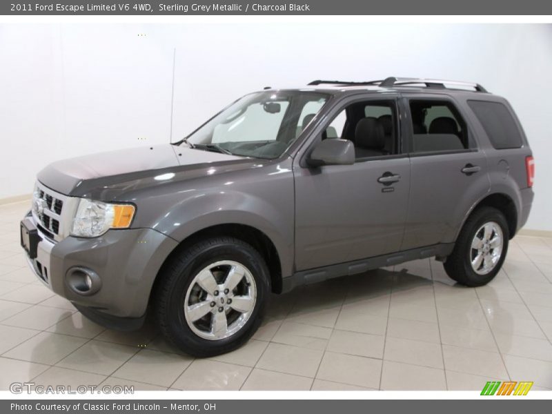 Sterling Grey Metallic / Charcoal Black 2011 Ford Escape Limited V6 4WD