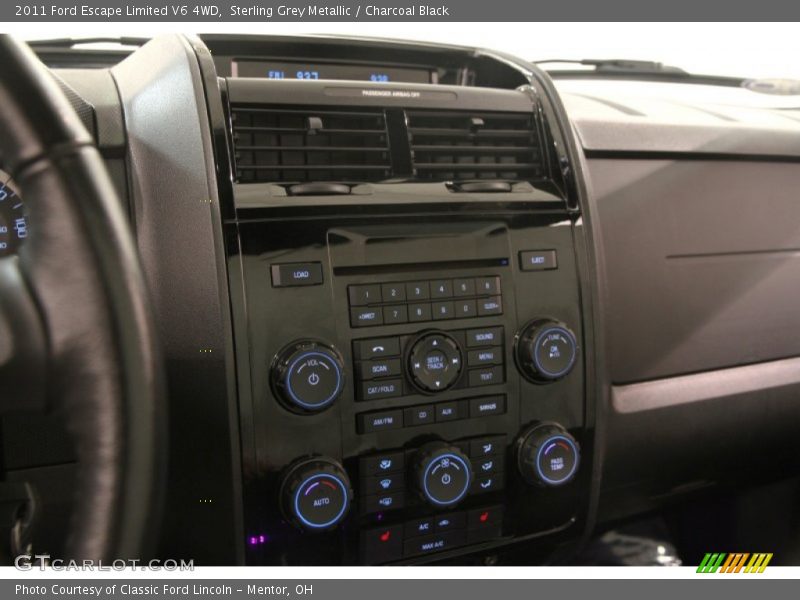 Sterling Grey Metallic / Charcoal Black 2011 Ford Escape Limited V6 4WD