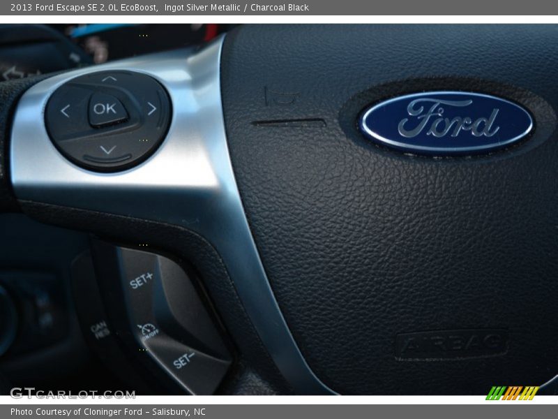 Ingot Silver Metallic / Charcoal Black 2013 Ford Escape SE 2.0L EcoBoost