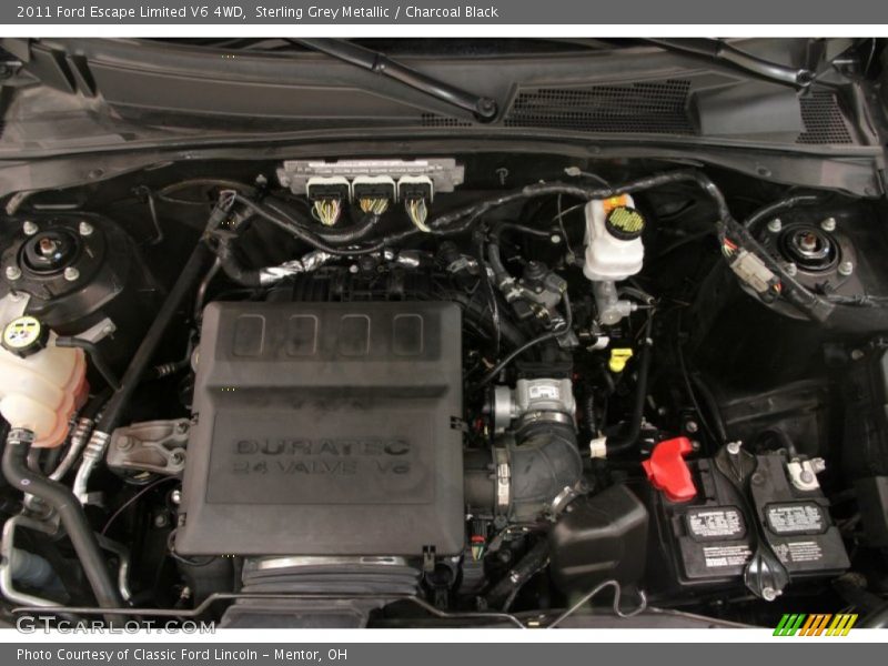 Sterling Grey Metallic / Charcoal Black 2011 Ford Escape Limited V6 4WD