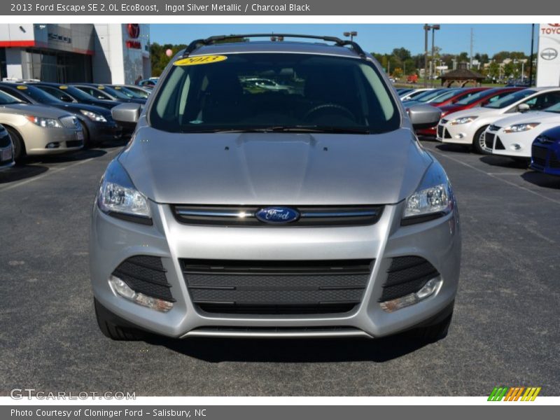 Ingot Silver Metallic / Charcoal Black 2013 Ford Escape SE 2.0L EcoBoost