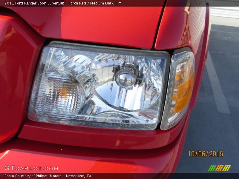 Torch Red / Medium Dark Flint 2011 Ford Ranger Sport SuperCab
