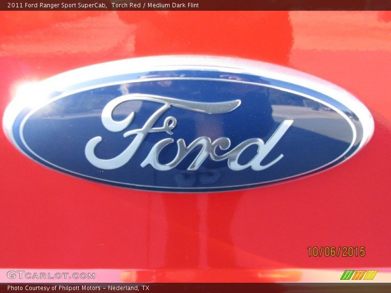 Torch Red / Medium Dark Flint 2011 Ford Ranger Sport SuperCab