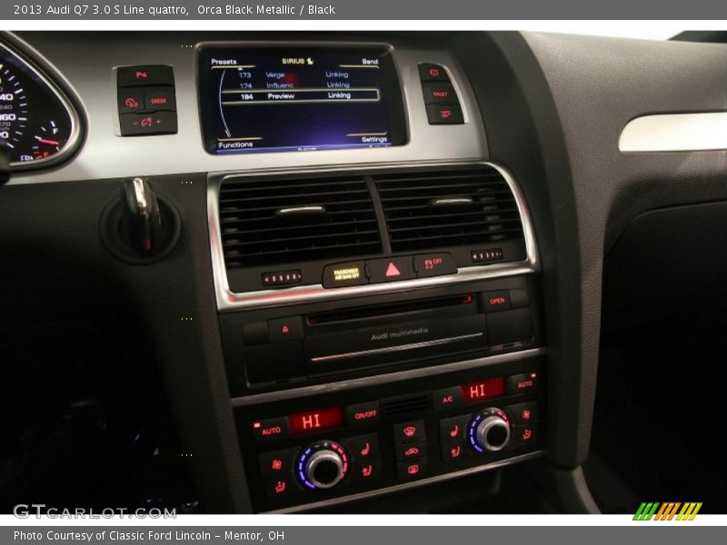 Controls of 2013 Q7 3.0 S Line quattro