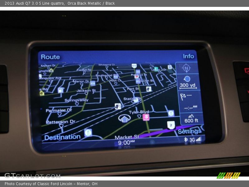 Navigation of 2013 Q7 3.0 S Line quattro