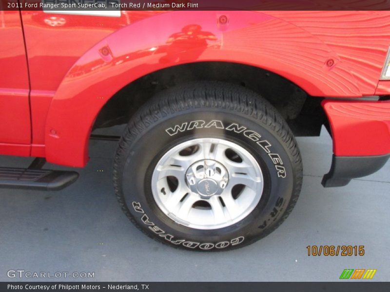 Torch Red / Medium Dark Flint 2011 Ford Ranger Sport SuperCab